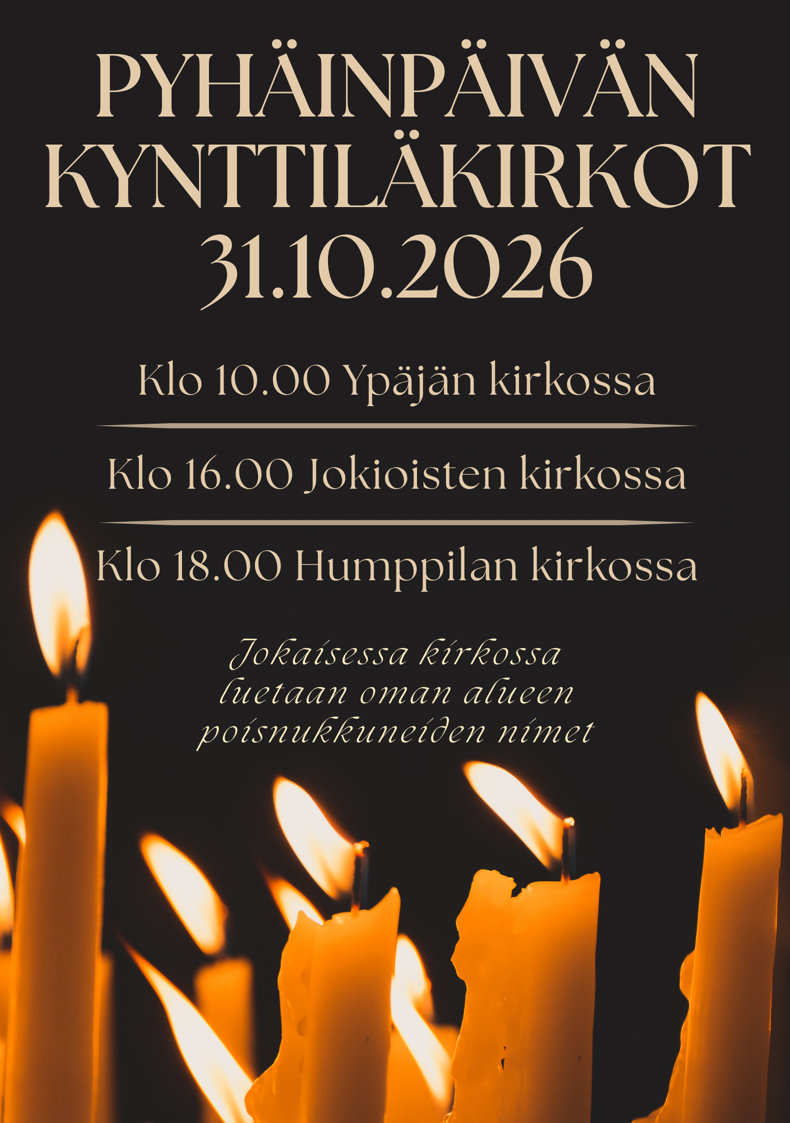 Pyhäinpäivä 2026