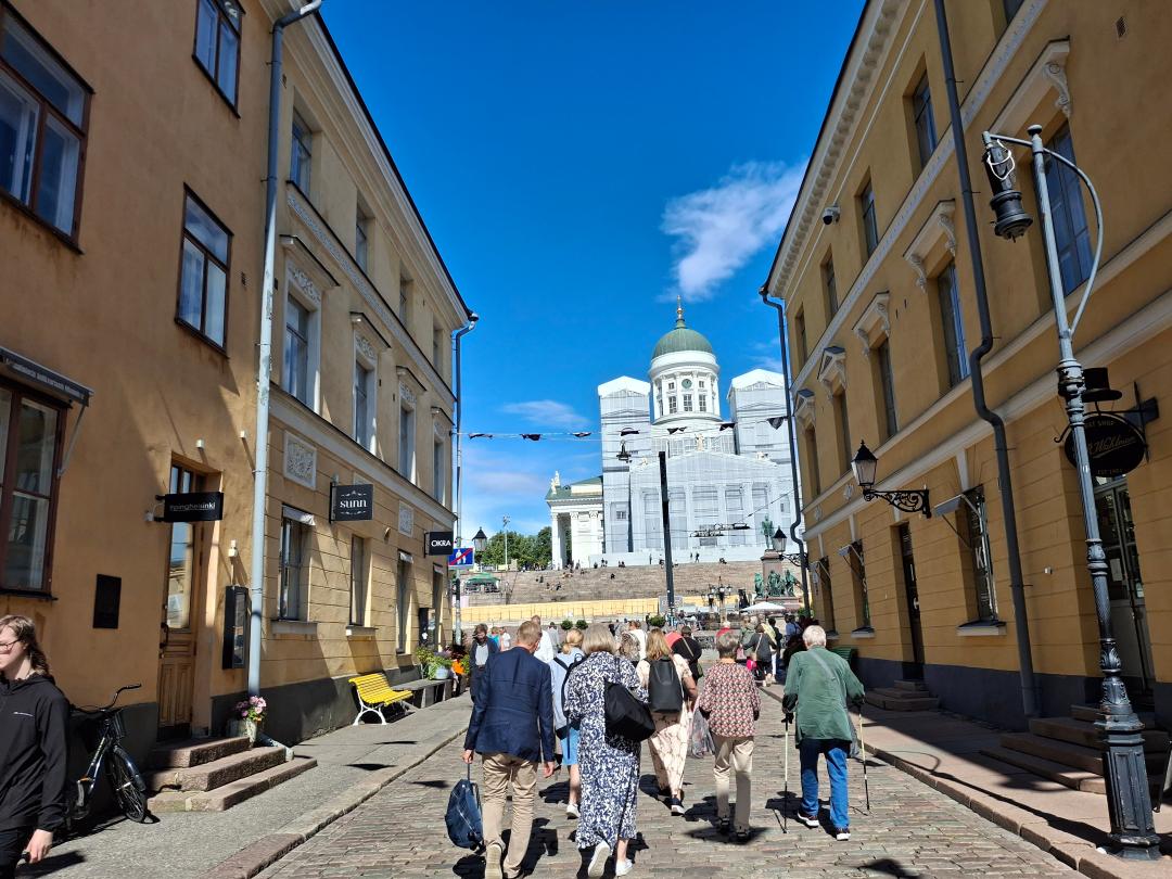 retkellä Helsingissä 