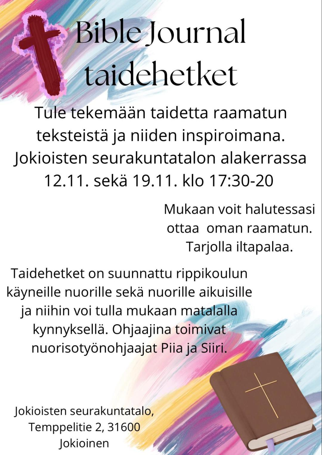 Bible journal taidehetket