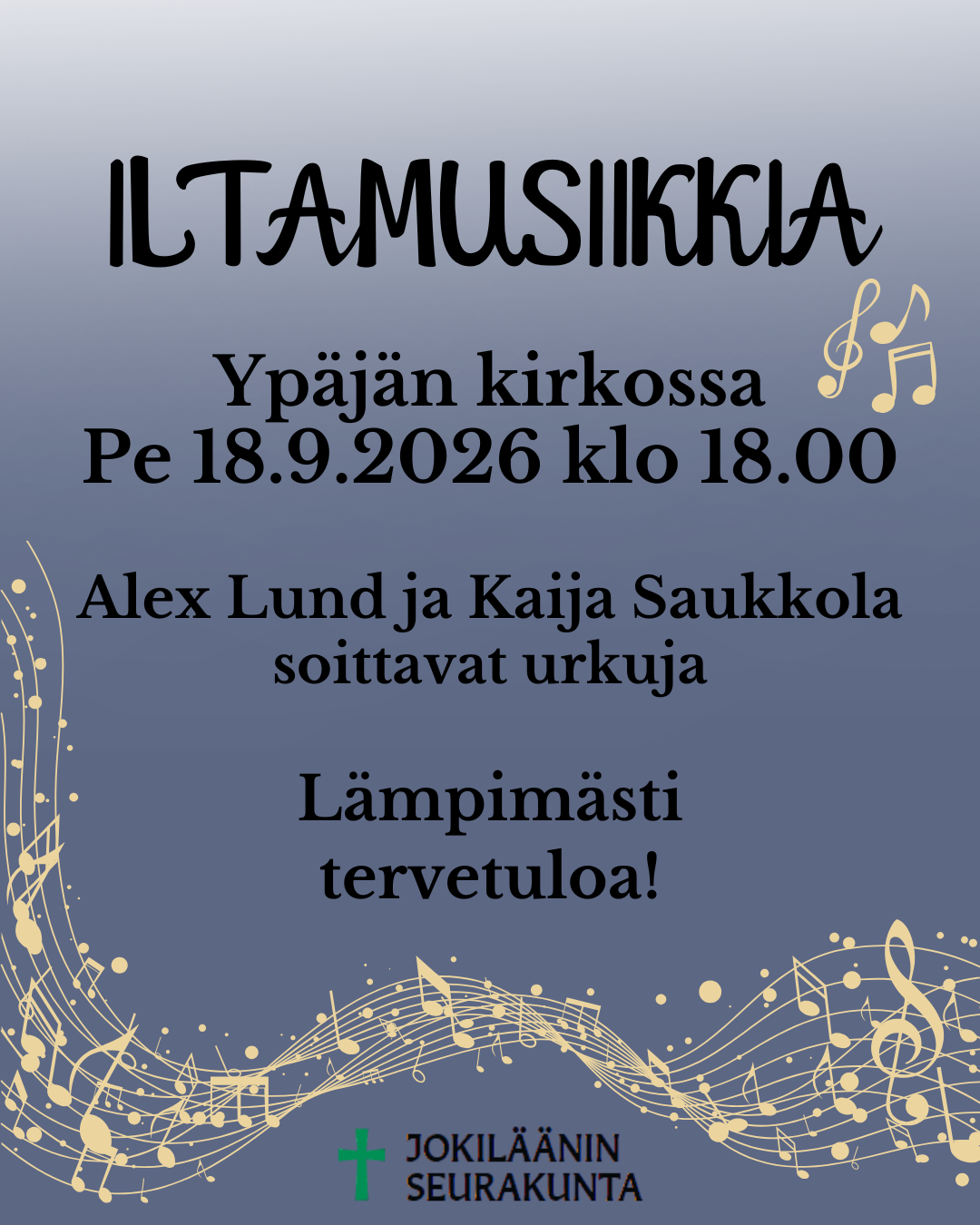 Iltamusiikkia Ypäjän kirkossa