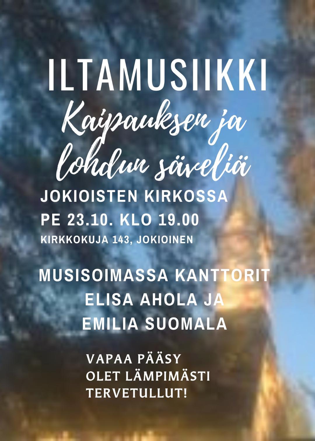 Tervetuloa Jokioisten kirkkoon