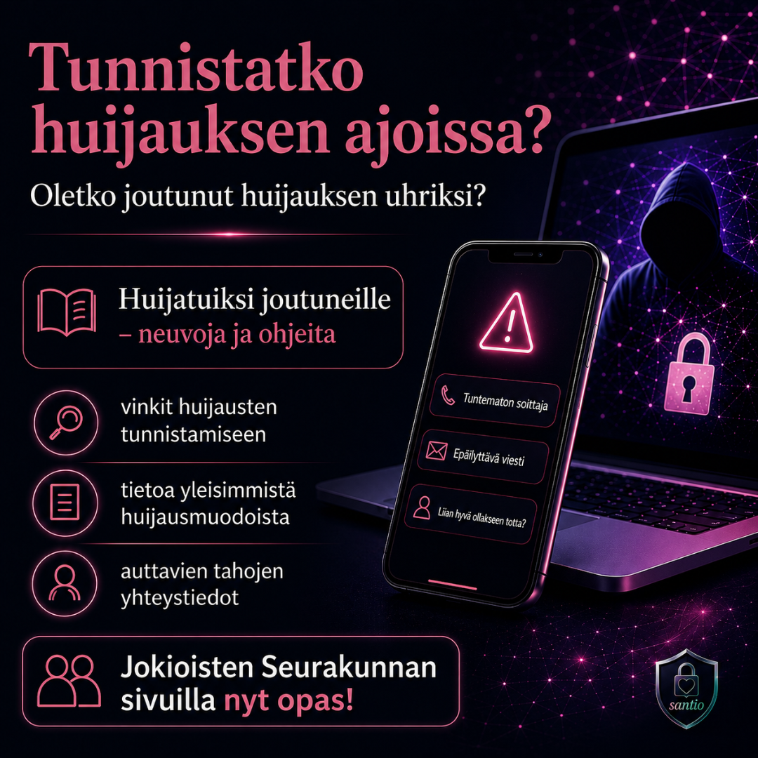 Huijatuiksi joutuneille - neuvoja ja ohjeita