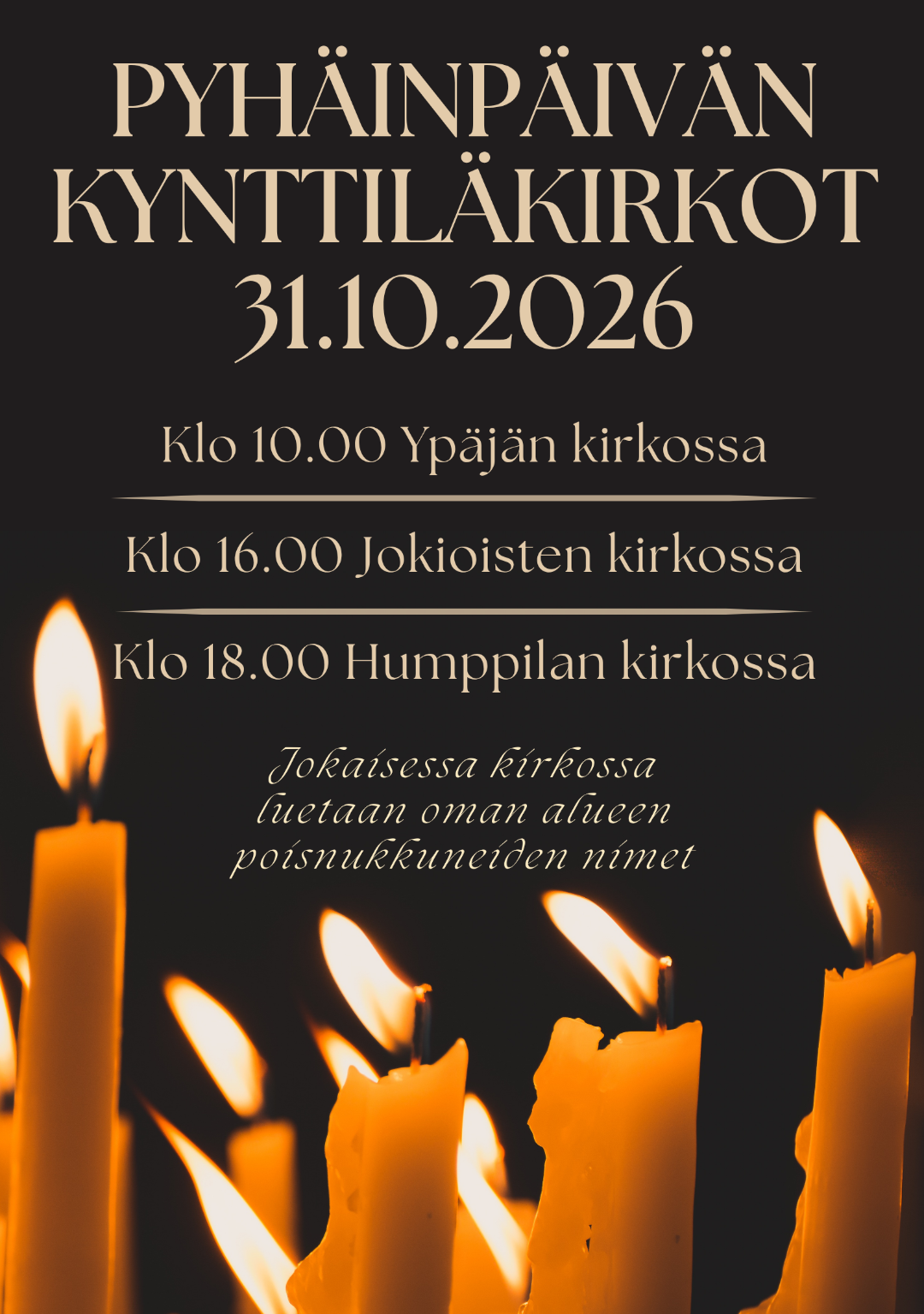 Pyhäinpäivä 2026